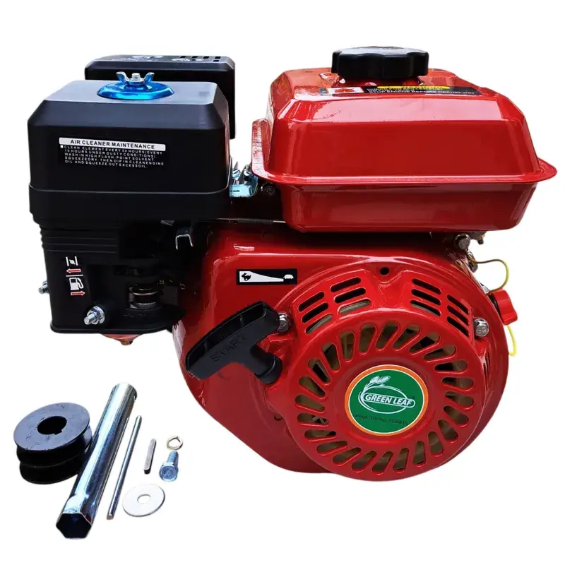 Greenleaf 196CC 6.5 HP 4 Stroke Single Cylinder Air Cooled Recoil Start Petrol Engine With Accessories, 3.6L Fuel Tank Today Only