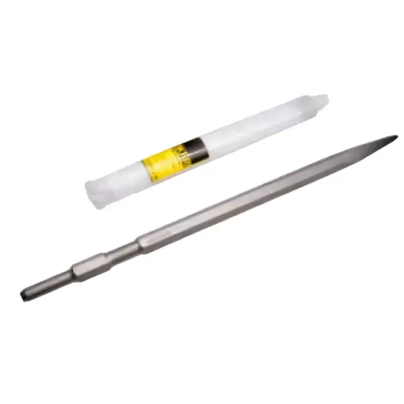 Exclusive Offer Akari 17x400 mm 5 pcs Pointed Chisel for 5 Kg Demolition Hammer(CH-8)