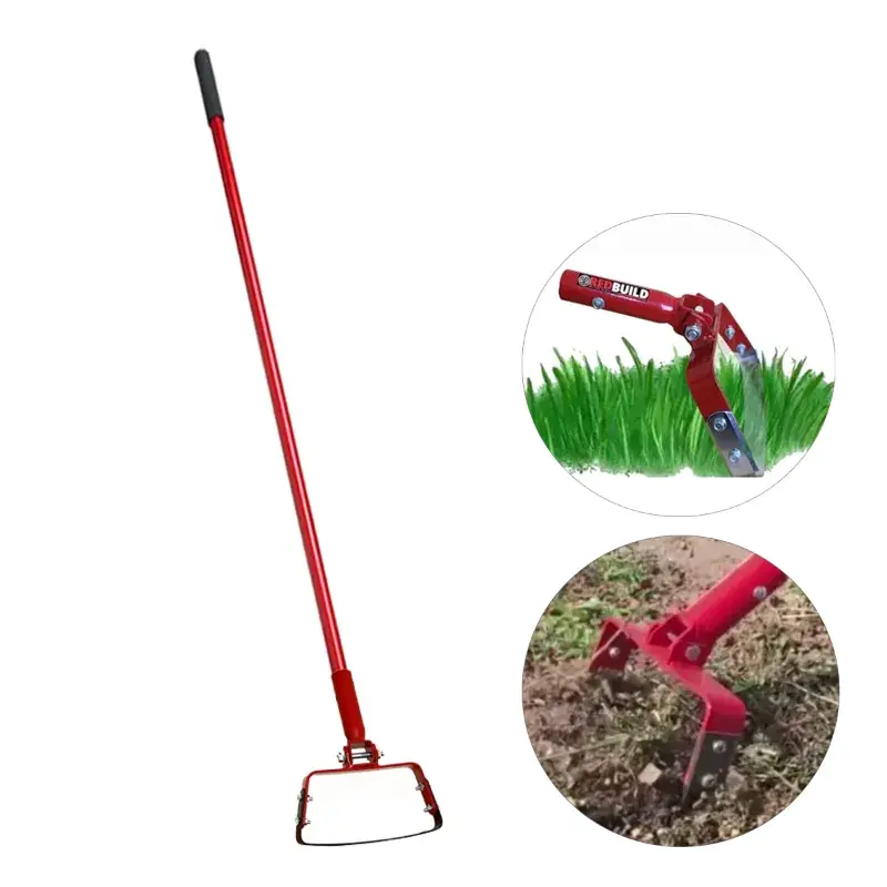 Big Sale Redbuild 8 inch Oscillating Hoe | Manual Weeder for Agriculture with 5 feet Handle 5.0