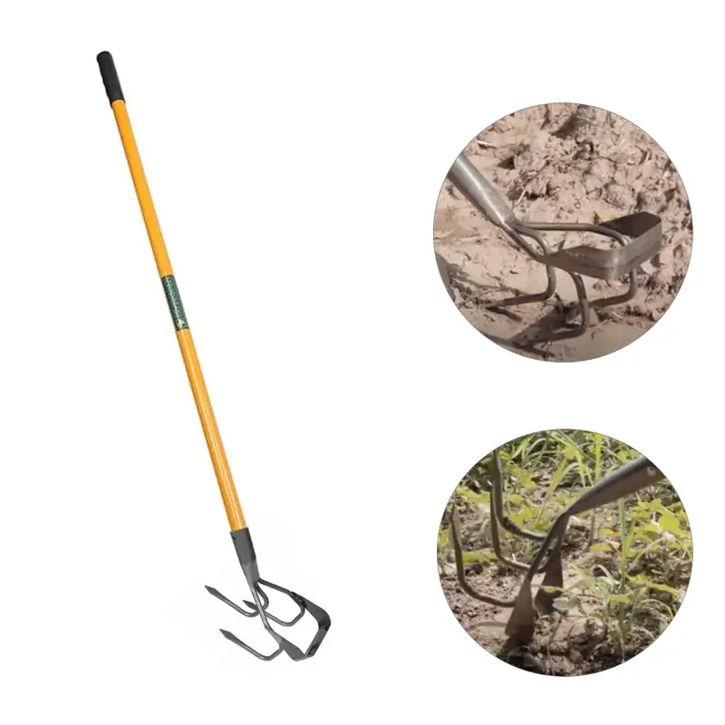 Modern Falcon Iron Hand Weeding Cultivator FCHW-3077 With Steel Handle and Grip For Weeding 5.0
