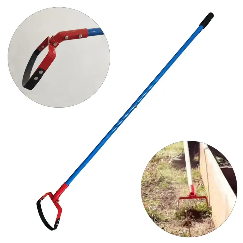 Trending Redbuild Hand Weeder of 8 Inch Blade with 4.3 Feet Handle | Manual Weeder for Agriculture 5.0
