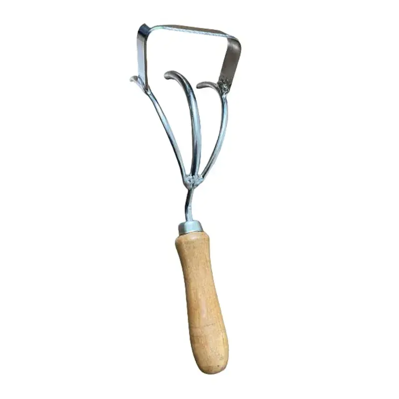 Sale Redbuild 2 in 1 Culti-Weeder with Short Wooden Handle used for Weeding and Cultivating Soil 5.0