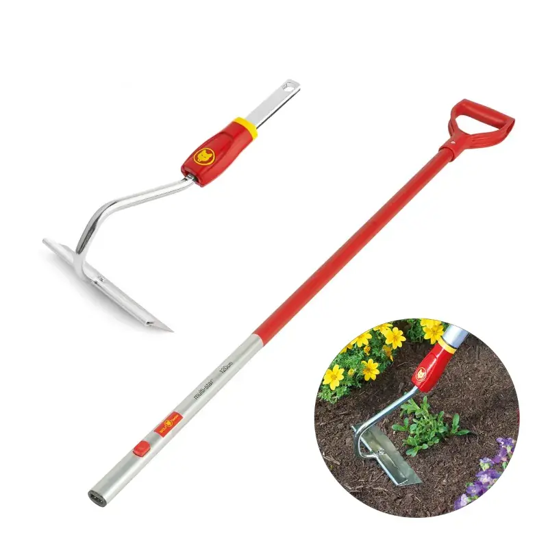 Wolf Garten HU-M 15 Draw Hoe with ZM-AD 120 D-Grip Handle for Versatile use in Garden 5.0 Modern