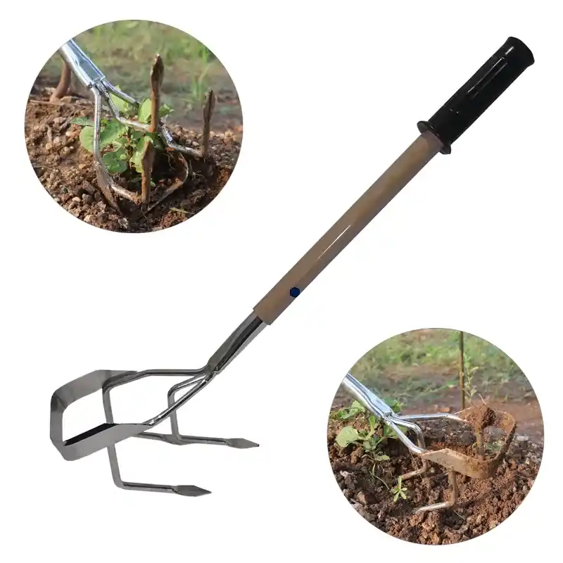 Redbuild 2 in 1 Hand Weeder with 1 Feet Handle | Rust Proof | Hand Weeder for Gardening 5.0 Editor’s Pick