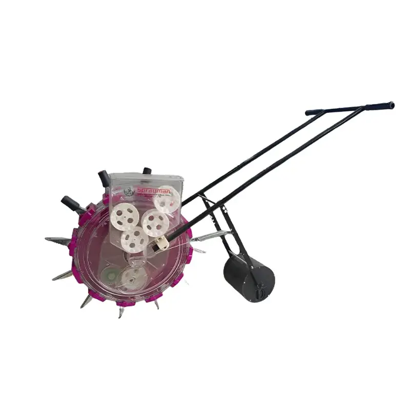 Limited Offer Sprayman DS-12T 12 teeth Single Barrel Manual Seed Drill Machine Handheld Seed Sower and Dispenser, Manual Roller Seeder