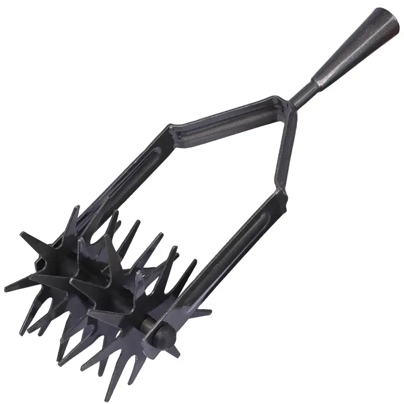 Clearance FALCON FGHT-308 Hand Soil Tiller |Heavy Duty Mild Steel Weeding,Loosening & Seed-Bed Preparation Tool for Garden & Farm