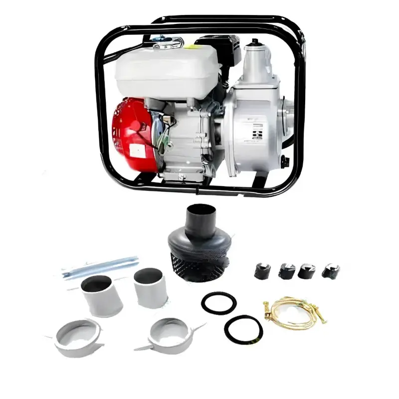 Clearance Greenleaf 4-stroke 6.5 HP 2-inch Petrol Water Pump with Accessories